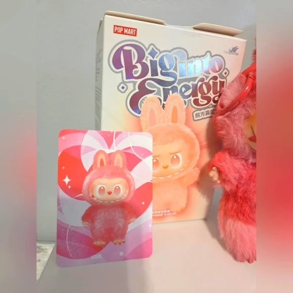 Labubu "Big Into Energy" Open Box - LOVE - Picture 3 of 14